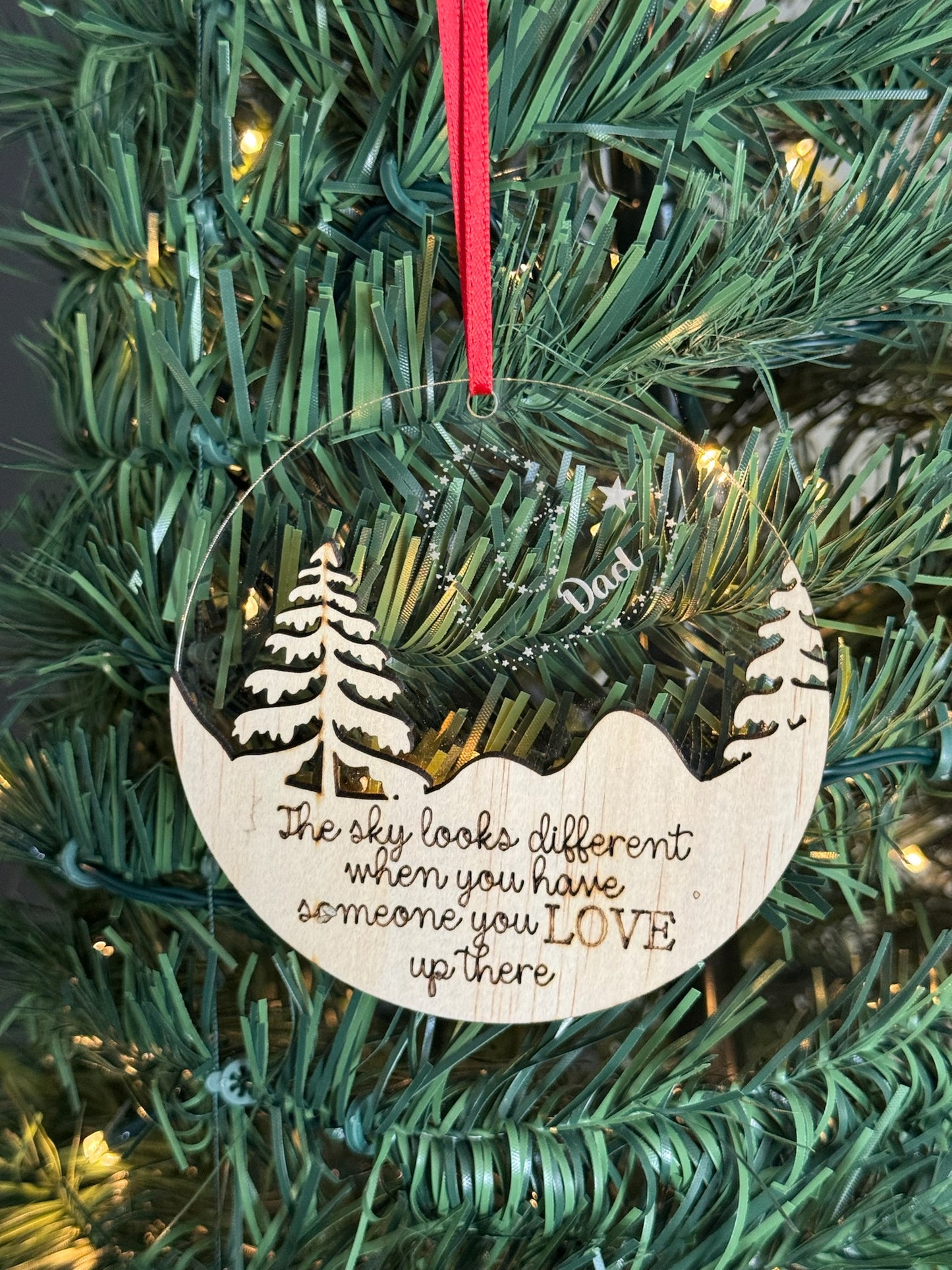 Memorial Christmas Ornament