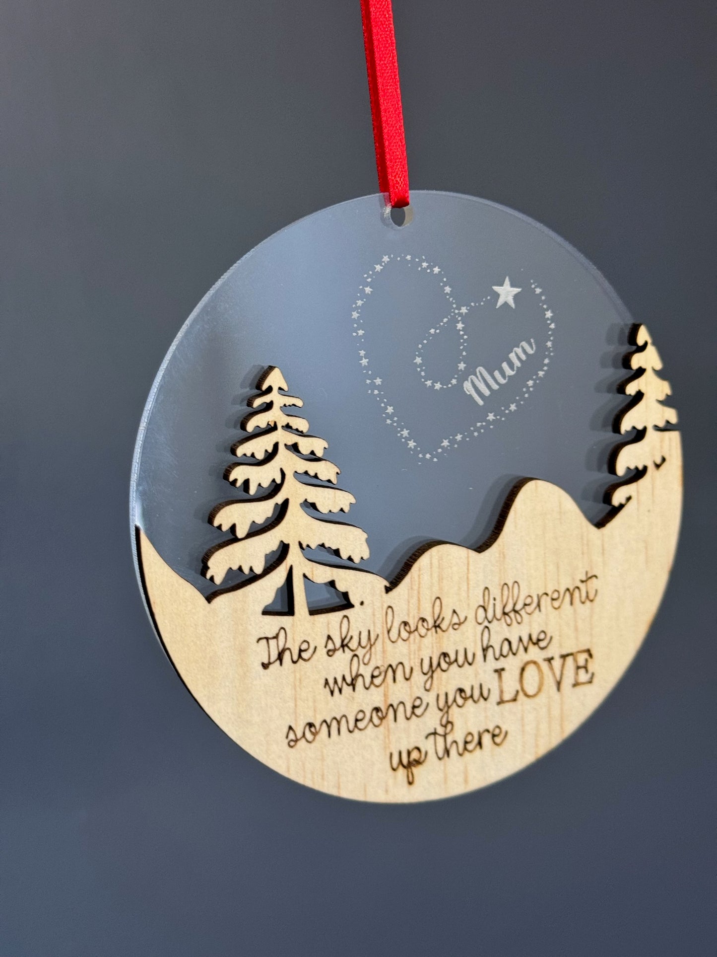Memorial Christmas Ornament