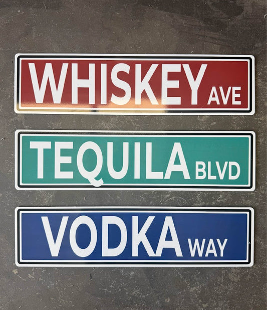 Bar Street Signs